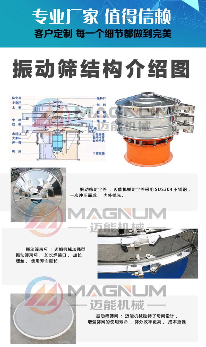 玉米淀粉振動篩細(xì)節(jié)圖